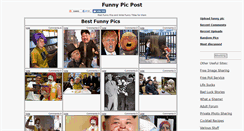 Desktop Screenshot of funnypicpost.com
