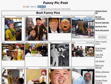 Tablet Screenshot of funnypicpost.com